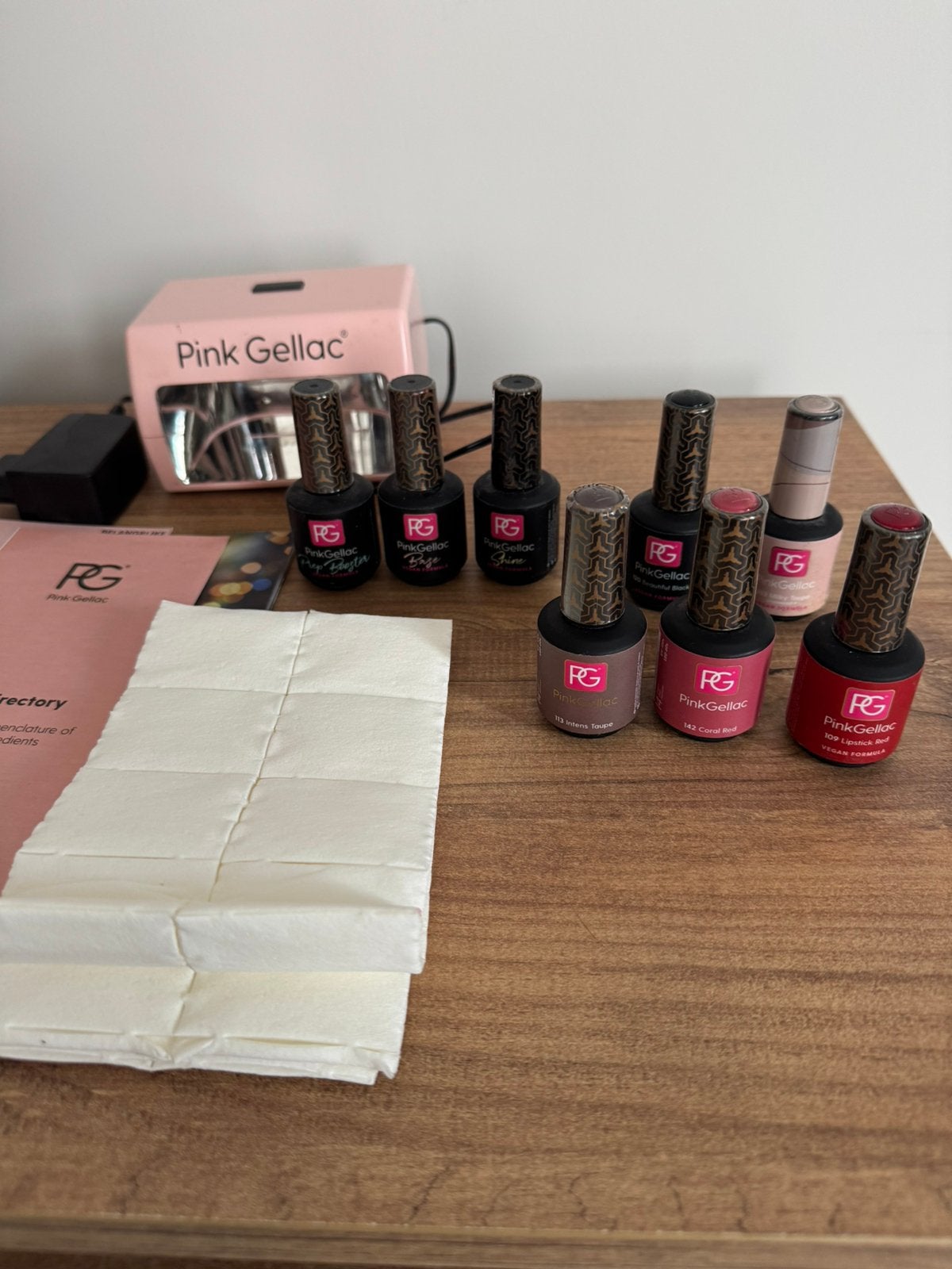 Pink Gellac set nagelmachine + kleurtjes, Handtassen en Accessoires, Ophalen, Zo goed als nieuw, Handen en Nagels