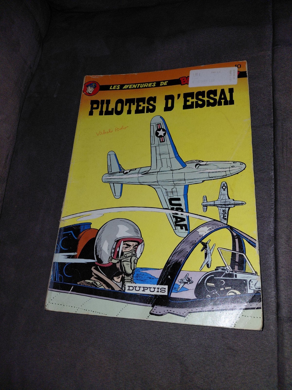 livre pilote d'essai, Enlèvement
