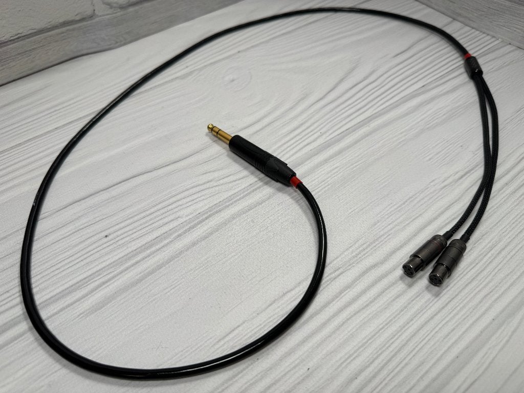 Moon Audio Black Dragon mini XLR naar 6.3 Hoofdtelefoonkabel, Ophalen, Zo goed als nieuw, Minder dan 2 meter, Overige kabels