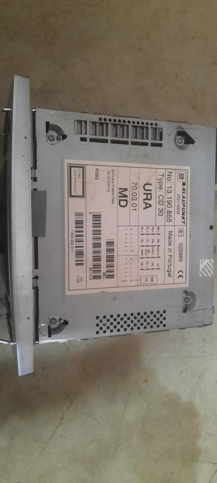opel radio corsa, tigra twintop, Auto-onderdelen, Ophalen, Gebruikt, Opel
