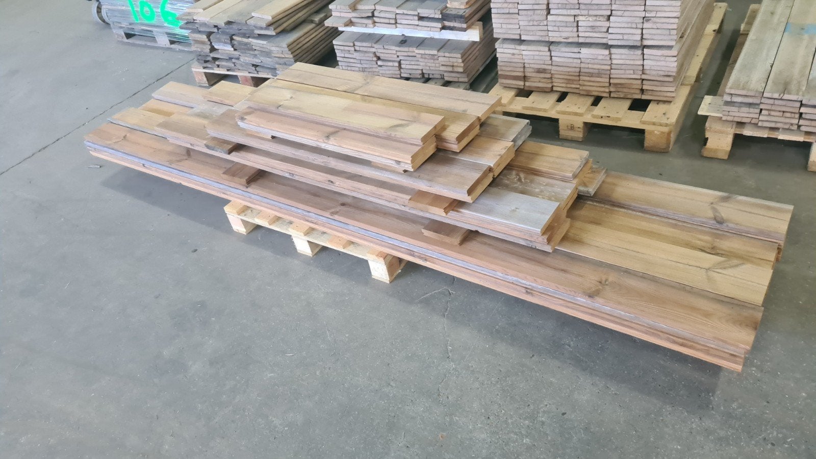 lot terrasplanken thermowood 10 m2, Ophalen, Planken
