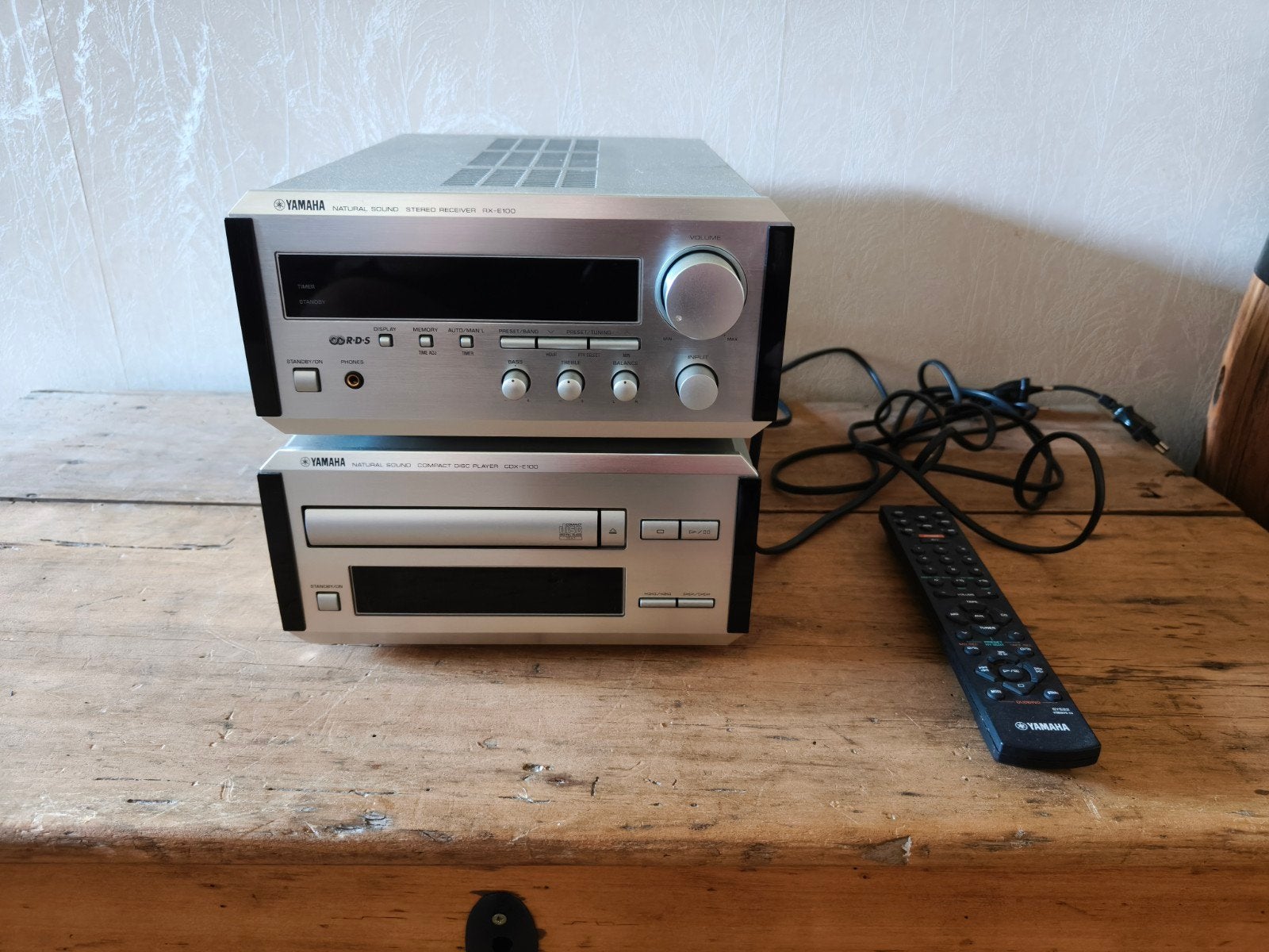 Yamaha RX-E100
/cdx-e100, Enlèvement