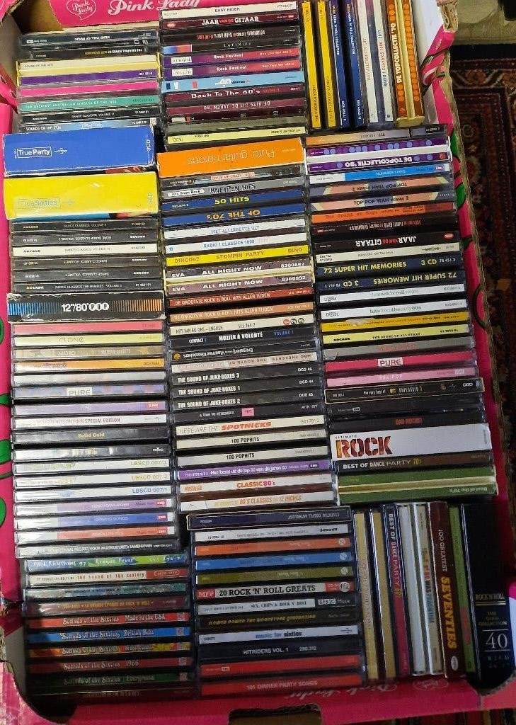 collectie pop/rock/evergreen verzamel cd albums 450 + stuks, Ophalen, Gebruikt, Pop, Album