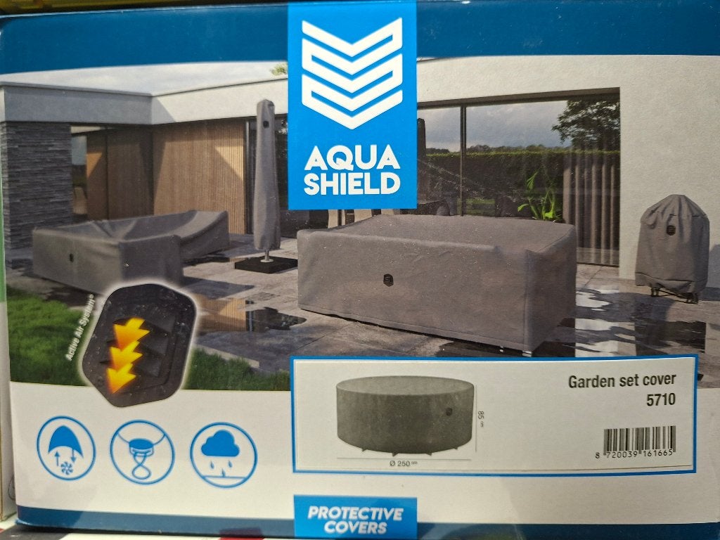 Aquashield beschermhoes tuintafel, Tuin en Terras, Tuintafels, Ophalen of Verzenden, Nieuw, Rond