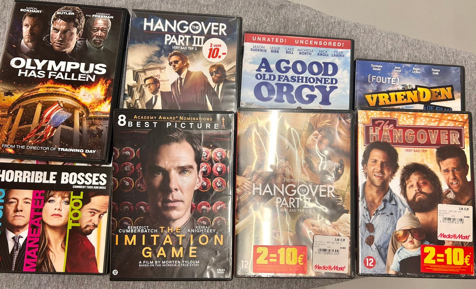 8 DVD, certains encore dans leur emballage, Enlèvement ou Envoi, Comme neuf