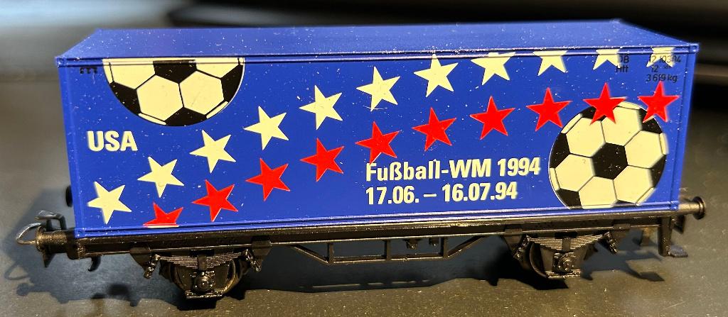 3023. H0 Märklin containerwagen., Ophalen of Verzenden, Zo goed als nieuw, Wagon, Märklin