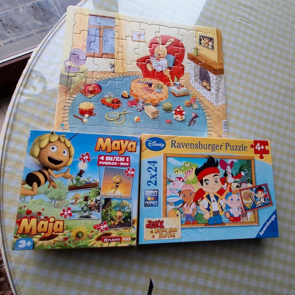 7 puzzels  3 a 4 jaar, Ophalen, 10 tot 50 stukjes, Gebruikt, 2 tot 4 jaar