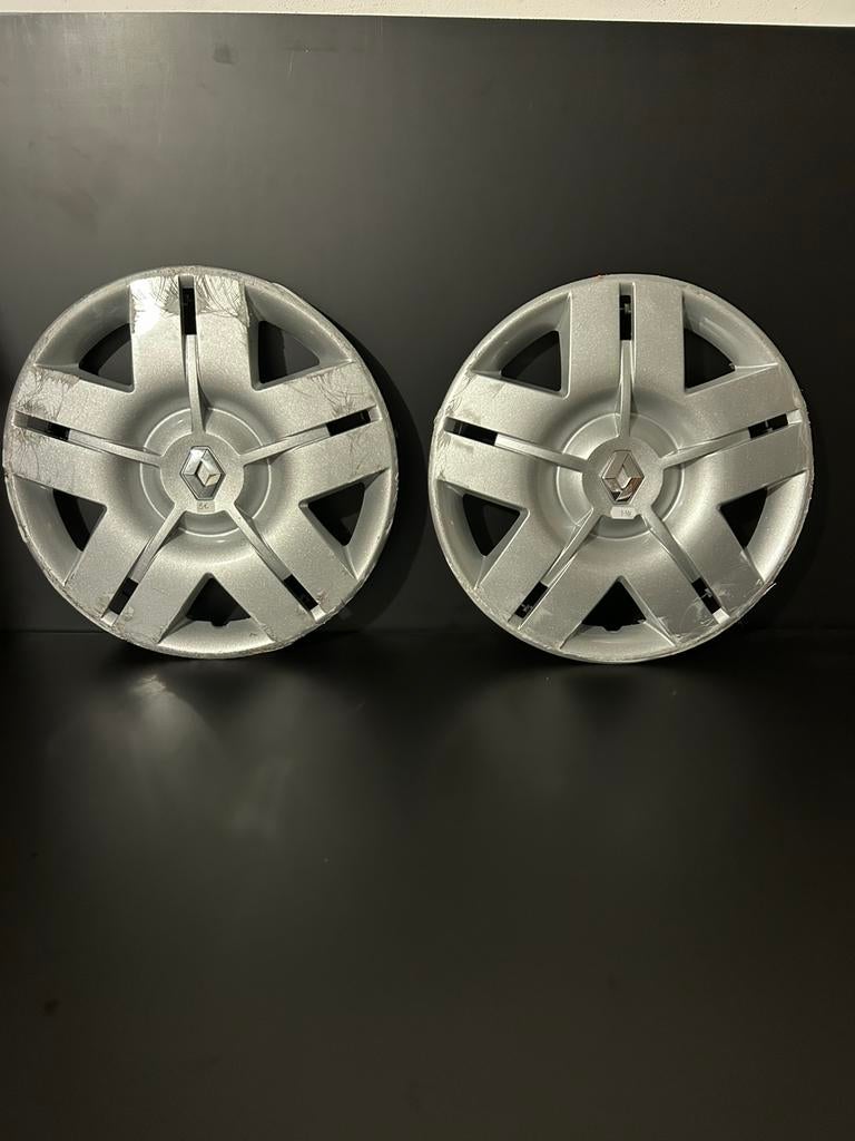 2 enjoliveurs d’origine Renault kangoo clio 14", Autos : Divers, Enjoliveurs, Enlèvement ou Envoi, Utilisé