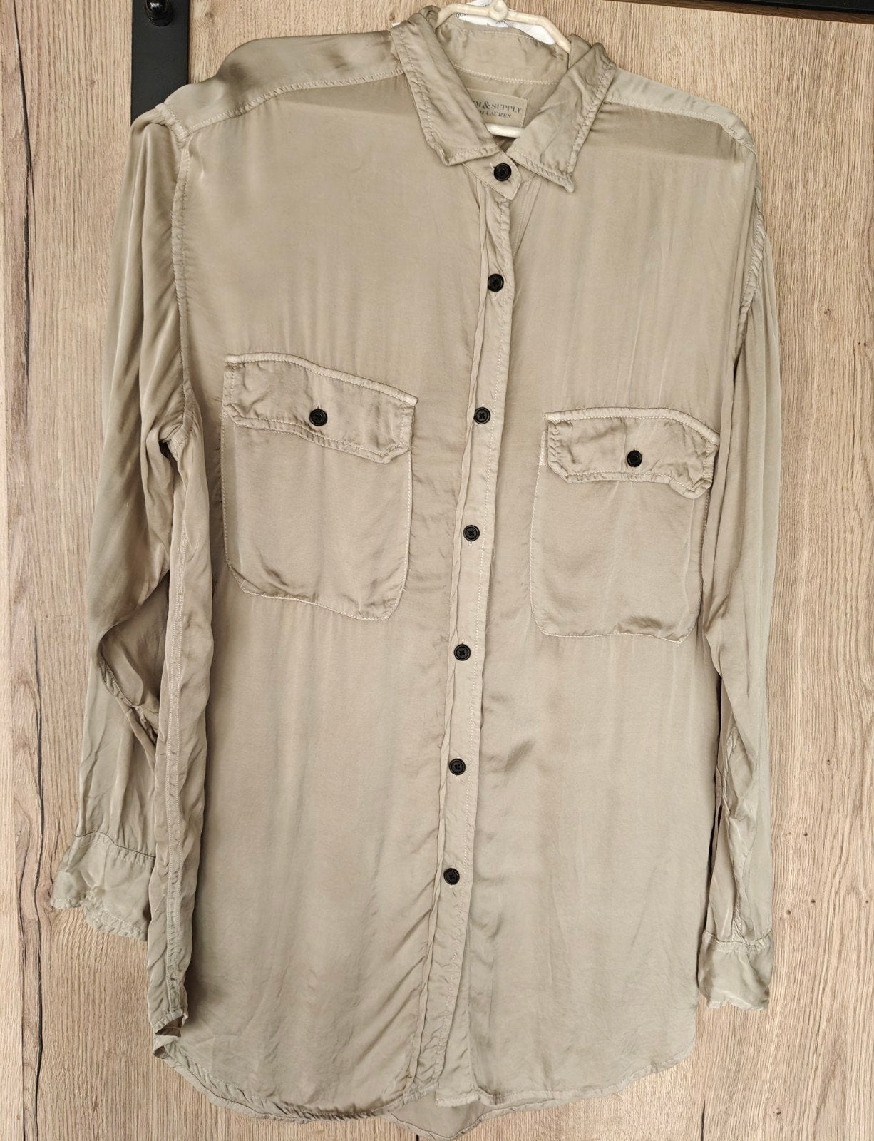 Chemise Denim & Supply Ralph Lauren beige femme – Taille S, Kleding | Dames, Blouses en Tunieken, Beige, Ophalen of Verzenden