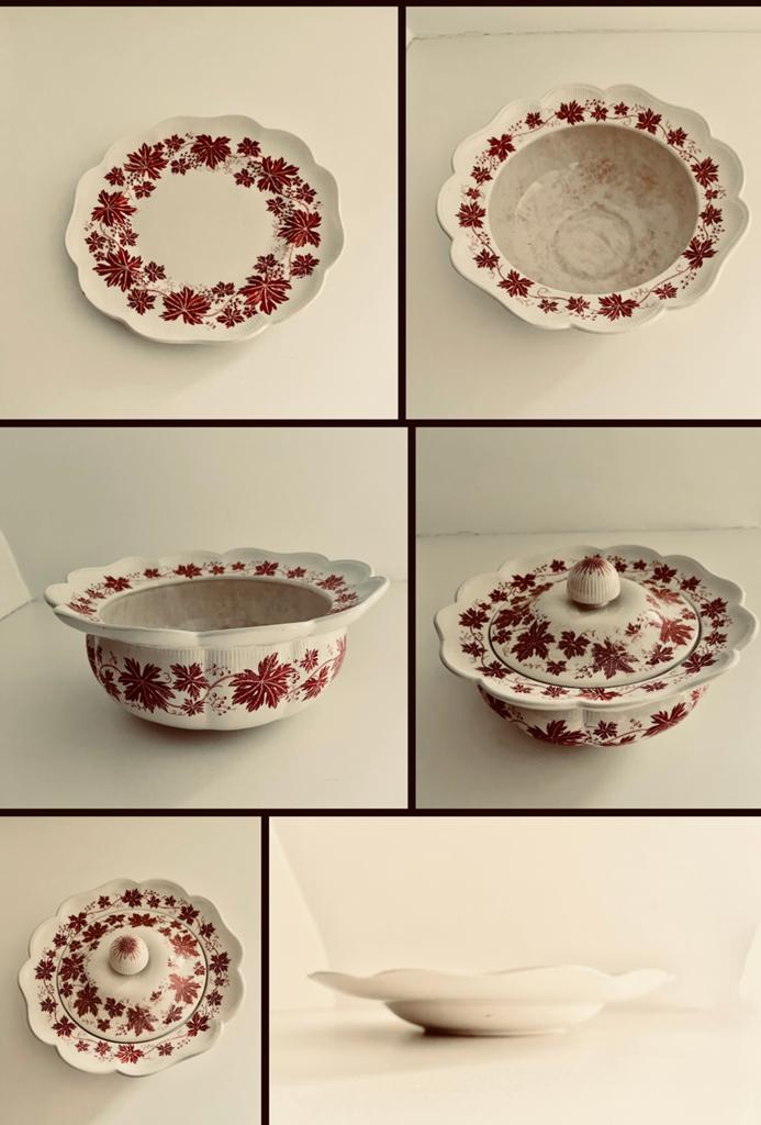 Vintage servies van Gefle, model Vinranka, Antiek en Kunst, Antiek | Servies los, Ophalen