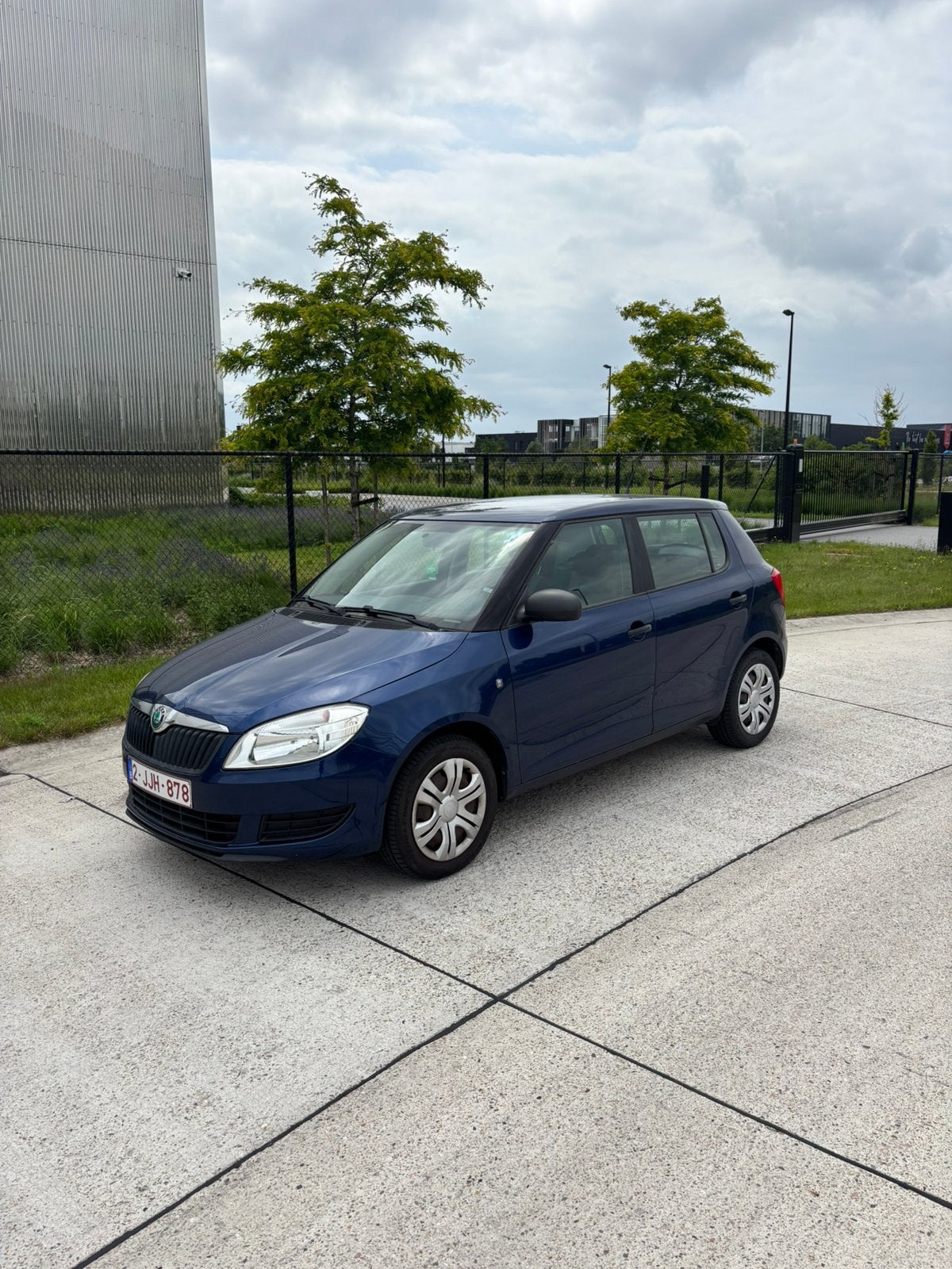 Skoda Fabia 1.2 2010, Auto's, Voorwielaandrijving, Stof, Euro 6, Blauw