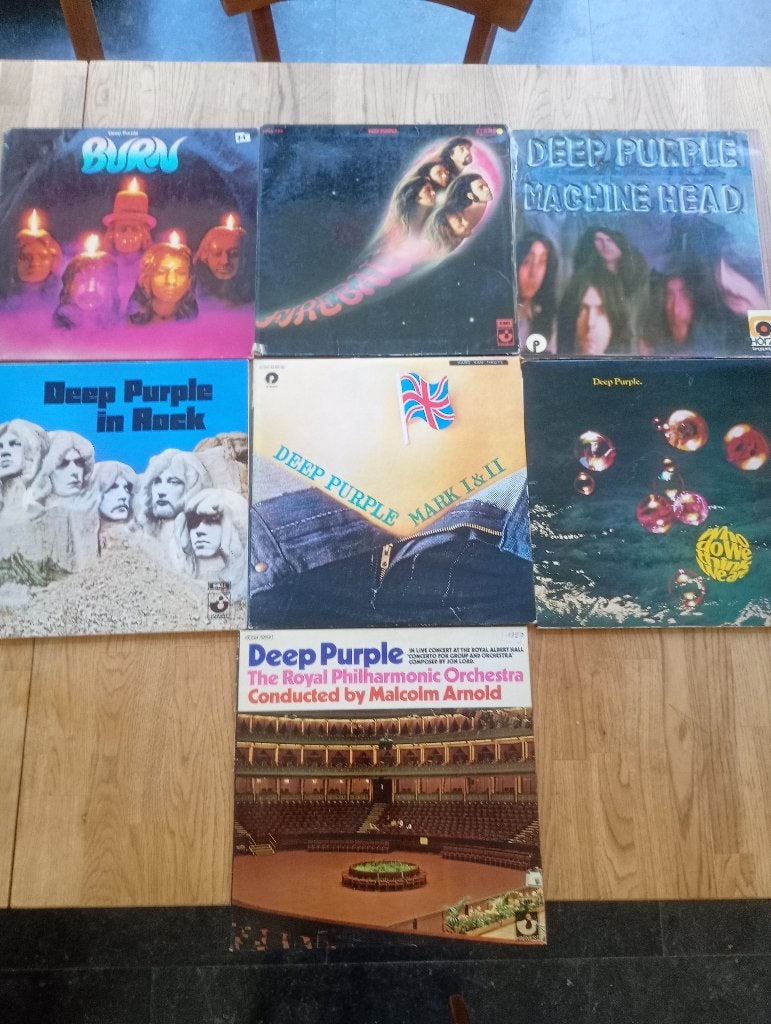 Vinyl collectie deep purple : 7 lp's, Ophalen of Verzenden, Gebruikt, LP