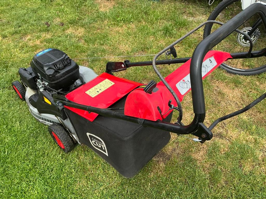 Aluminium chassis zelftrekker met honda motor, Ophalen, Cirkelmaaier, Gebruikt, 50 cm of meer