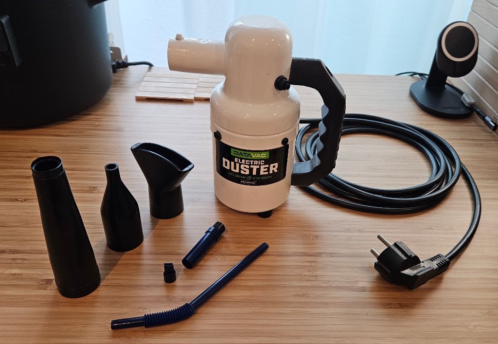 DataVac elektrische blazer voor stof, Minder dan 25 liter, Ophalen of Verzenden, Gebruikt, Mobiel