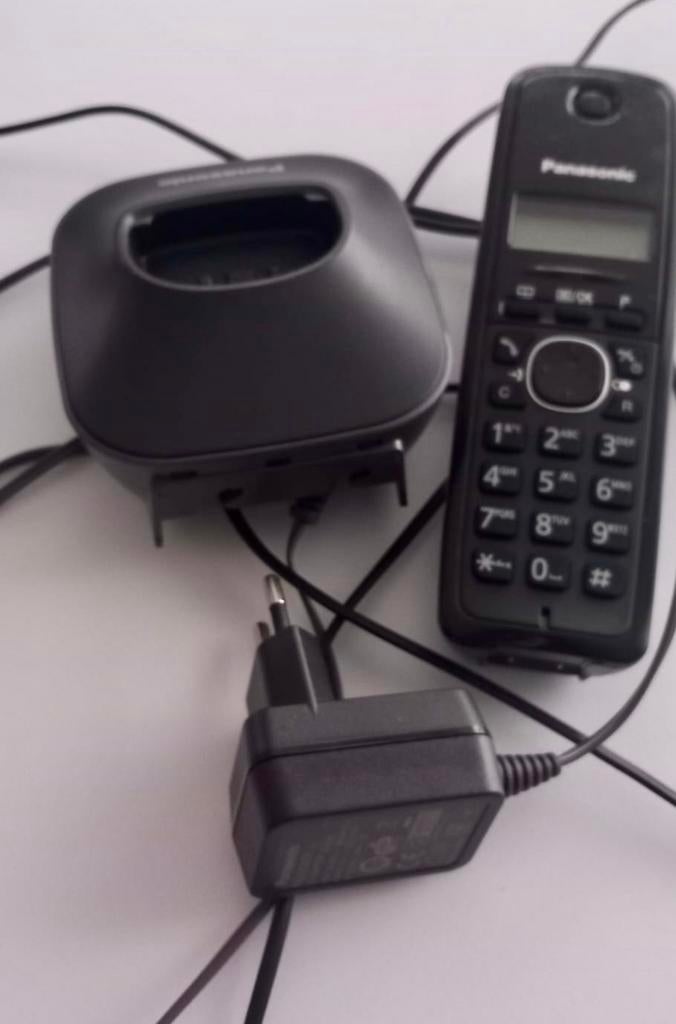 Panasonic KX-TG1611 zwarte TBE gloednieuw, Telecommunicatie, Vaste telefoons | Handsets en Draadloos, Ophalen, Nieuw, 1 handset