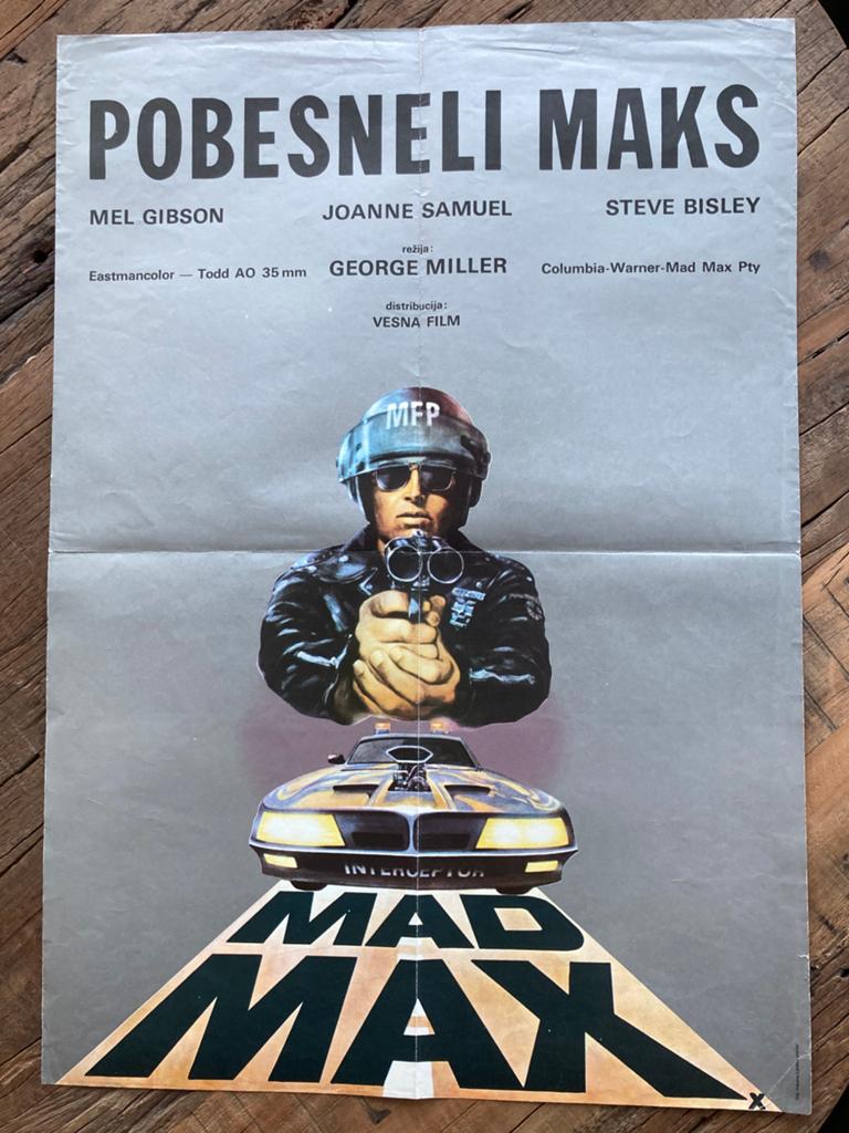 Cinema poster mad max, Verzamelen, Ophalen, Gebruikt