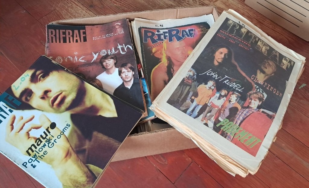 146 muziektijdschriften RifRaf (1994–2016) – collectie, Livres, Diverse auteurs, Enlèvement, Utilisé, Autres sujets/thèmes