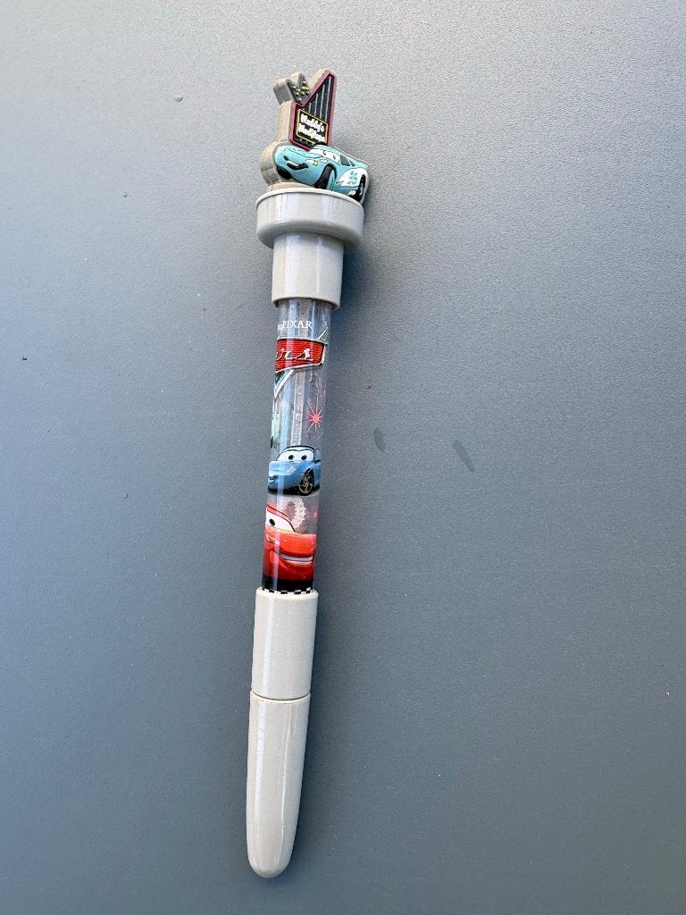 Disney Pixar Cars 3-in-1 Pen – Met Bellenblaas en Stempel, Ophalen of Verzenden, Zo goed als nieuw, Pen, Potlood of Stift