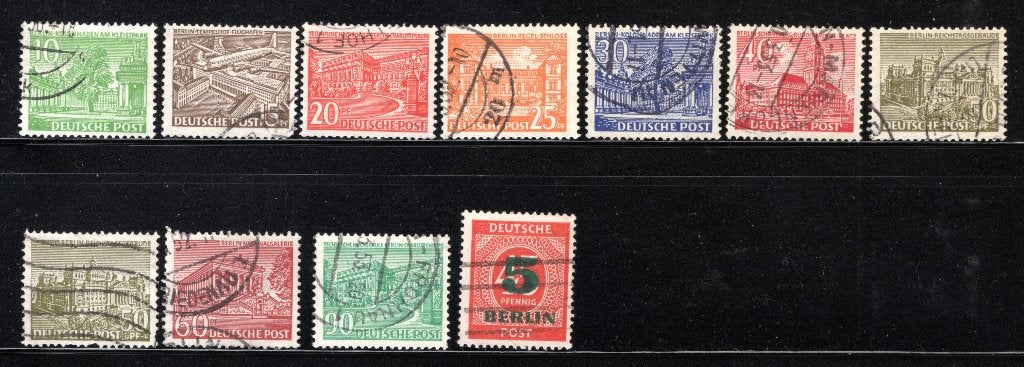 ALLEMAGNE BERLIN année 1949 timbrée, Envoi, Affranchi