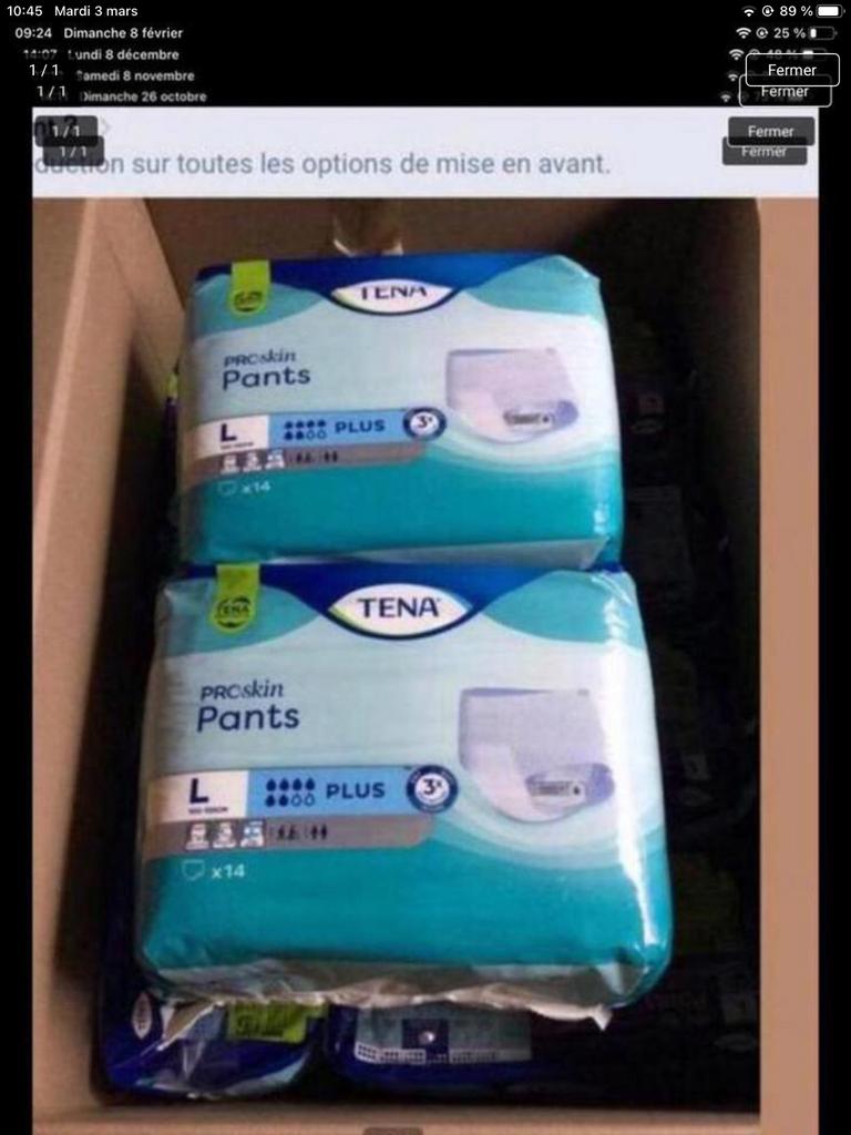 TENA PANTS UNISEXES, Divers, Comme neuf