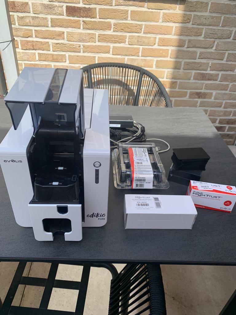 Evolis Edikio Flex kaartprinter (te koop wegens stopzetting), Computers en Software, Computerbehuizingen, Zo goed als nieuw, Ophalen