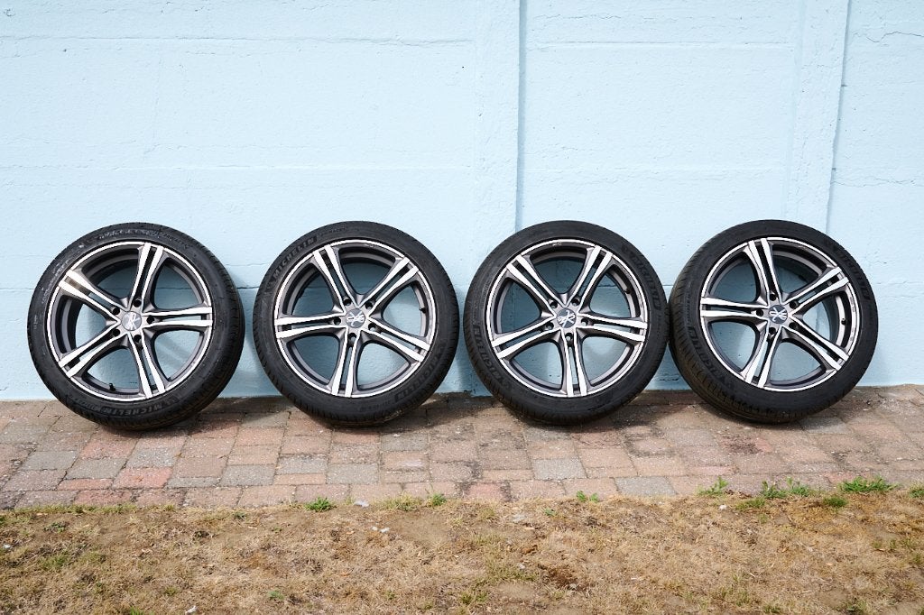 Velgen en banden, Ophalen, 18 inch, Gebruikt, Banden en Velgen