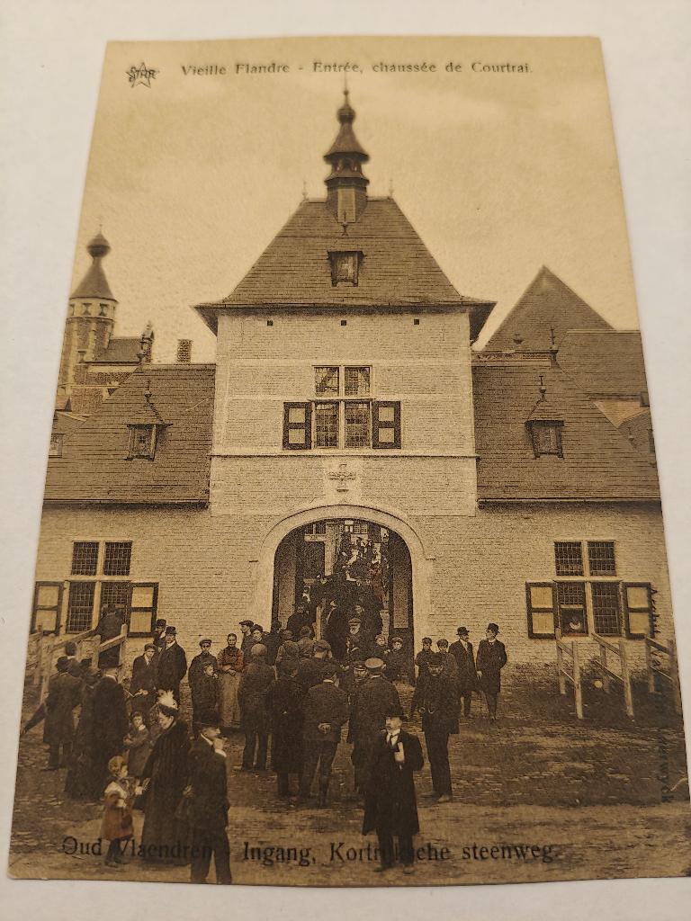 Postk Entrée, chaussée de Courtrai Expo 1913 Gand Gent, Enlèvement ou Envoi, Avant 1920, Non affranchie, Flandre Orientale