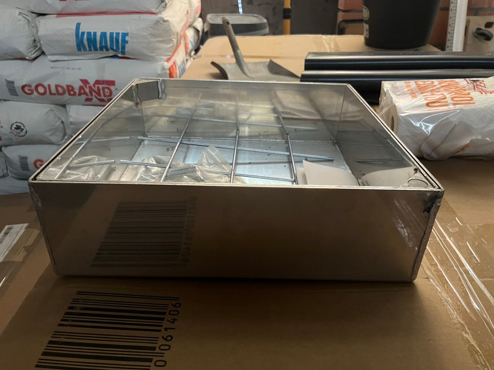 Klinkerdeksel aluminium 40x40x12, Ophalen, Nieuw, Overige materialen, Overige typen