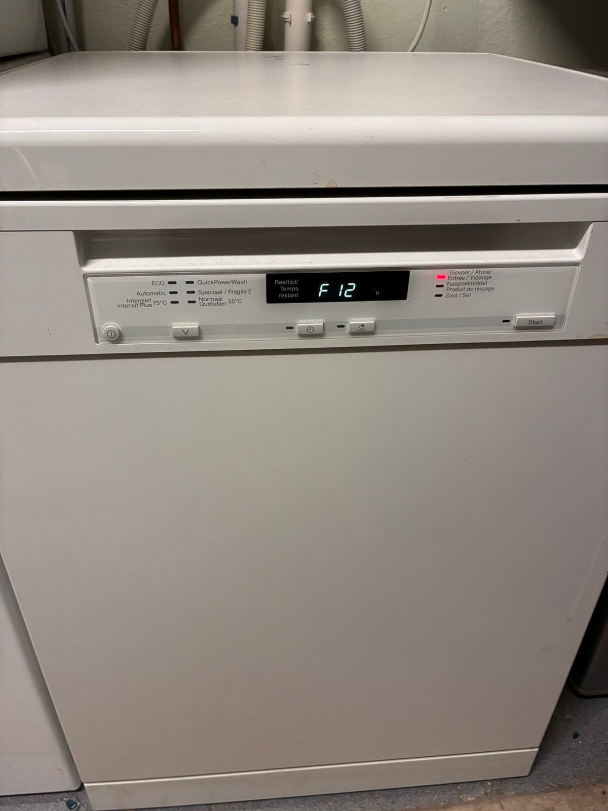 Miele vaatwasser, Elektronische apparatuur, Ophalen, Gebruikt, Vrijstaand, Energieklasse A of zuiniger