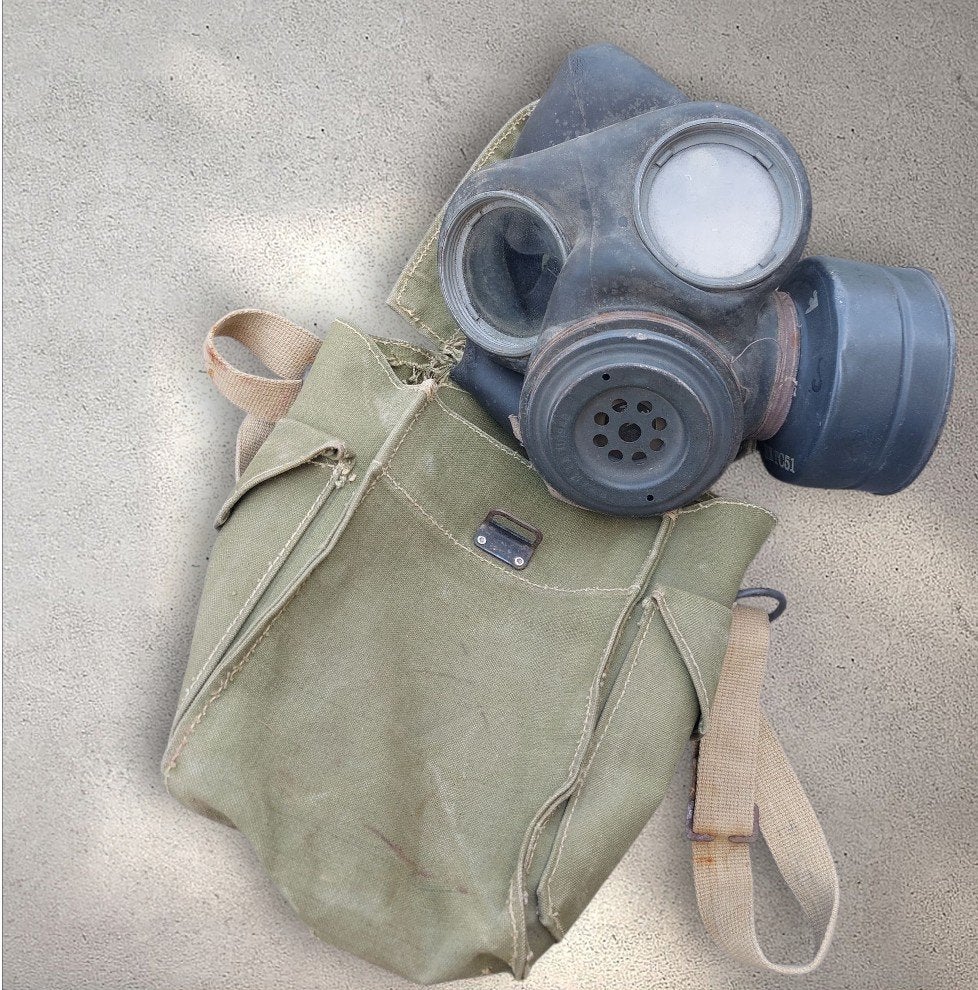 Britse WO2 Army MKII Lightweight Gas Mask, Verzamelen, Ophalen of Verzenden