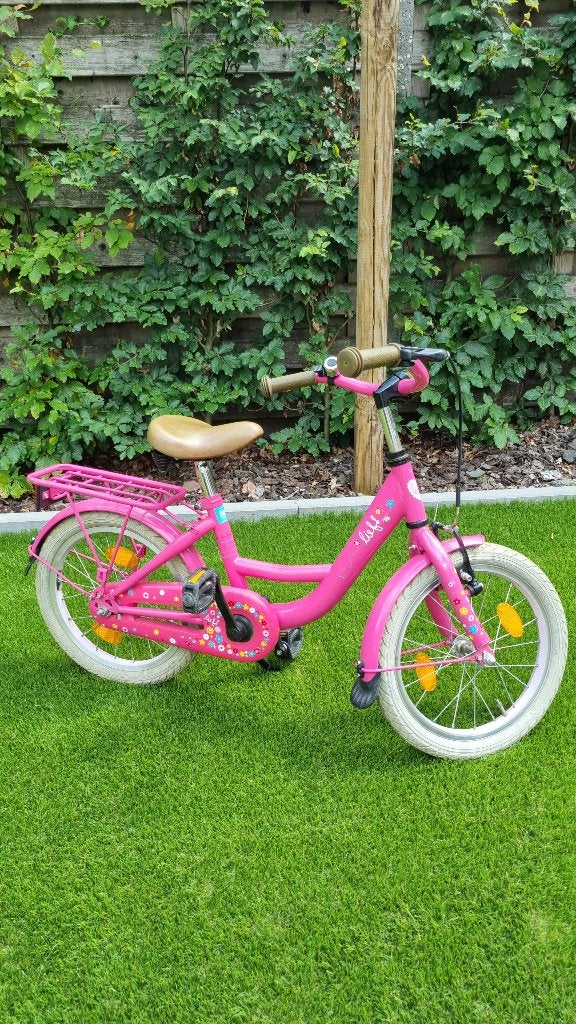 Kinderfiets 16 inch (3tot5jaar), Enlèvement, Comme neuf, Frein sur jante, 16 à 20 pouces