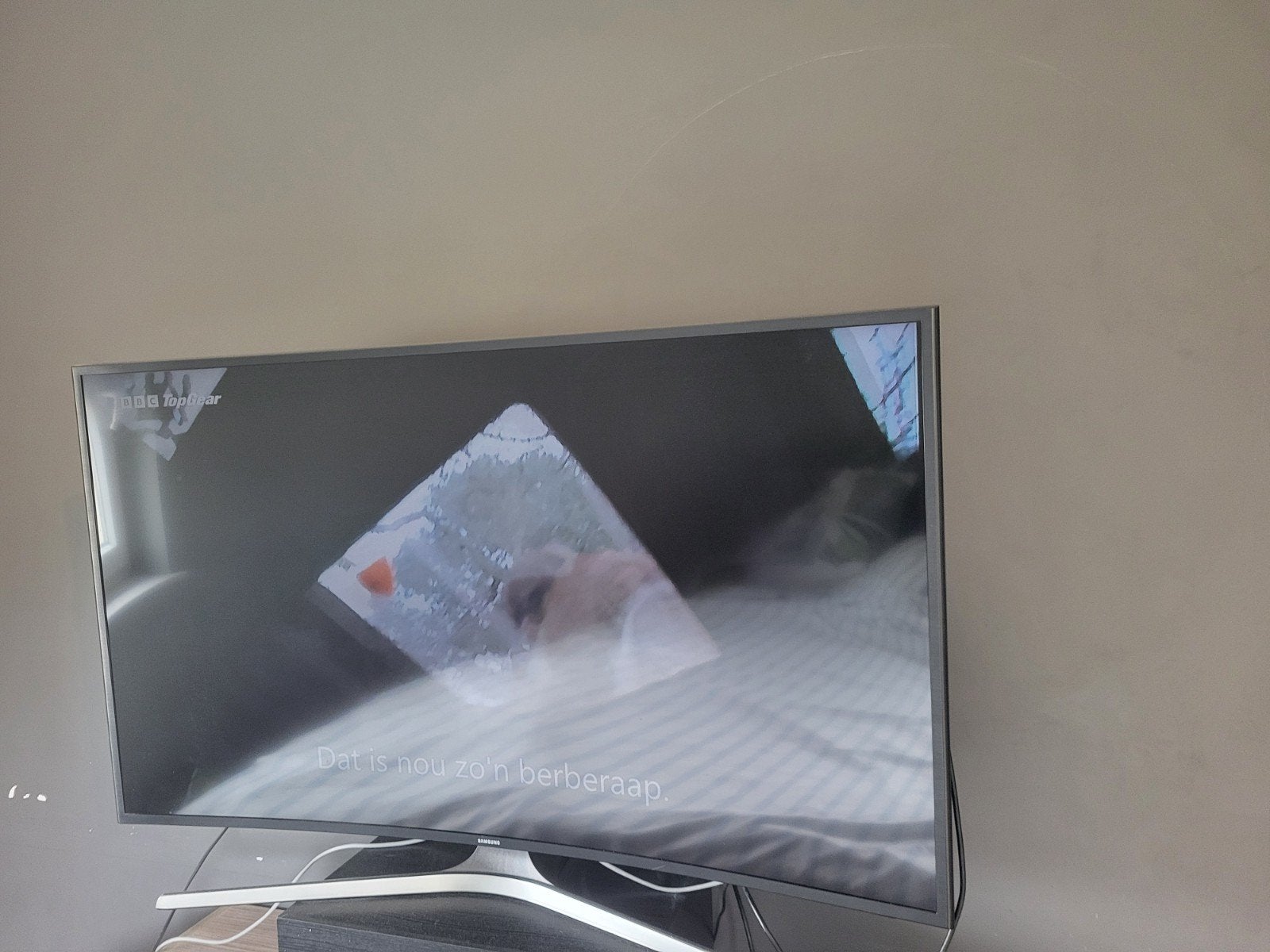 Smart TV samsung 50 pouce incurvé qui grésille., TV, Hi-fi & Vidéo, Enlèvement, Samsung, Smart TV