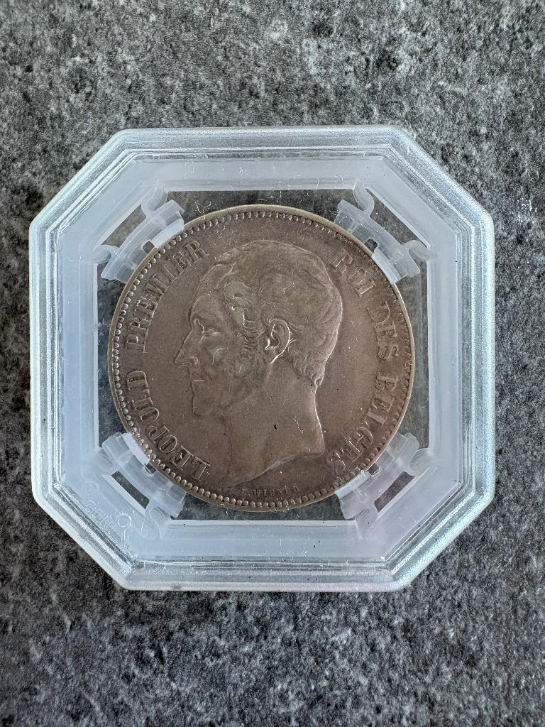 5 francs Léopold I, Enlèvement ou Envoi, Argent, Série, Argent