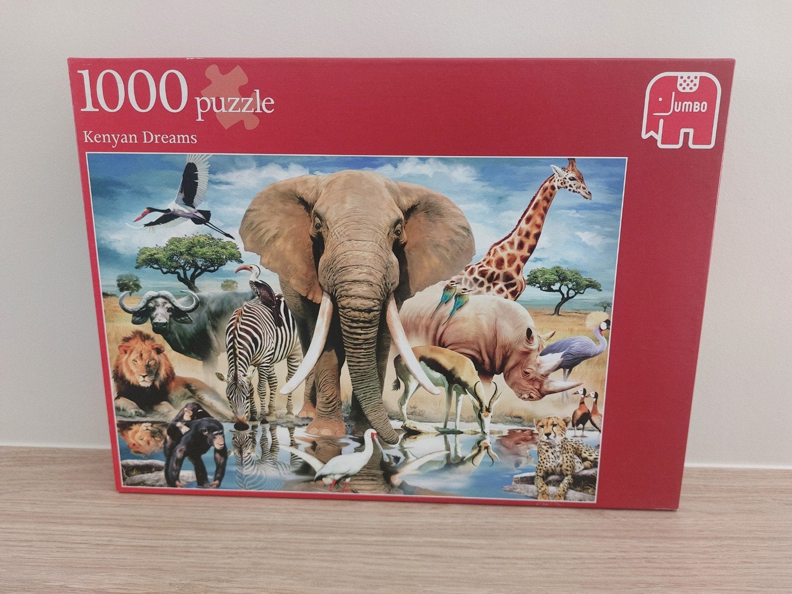Puzzel savanne/safari 1000 stukken, Enlèvement ou Envoi, 500 à 1500 pièces, Neuf, Puzzle