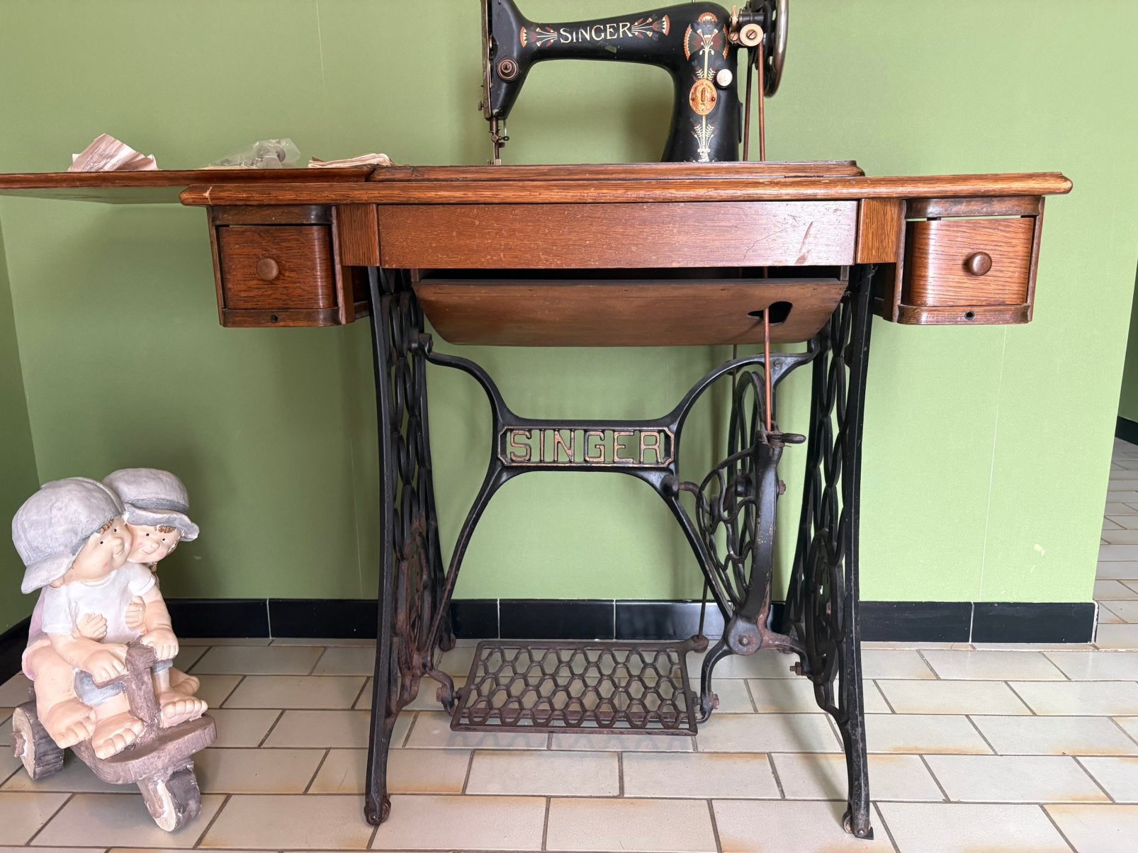 Sinner naaimachine, Antiek en Kunst, Ophalen