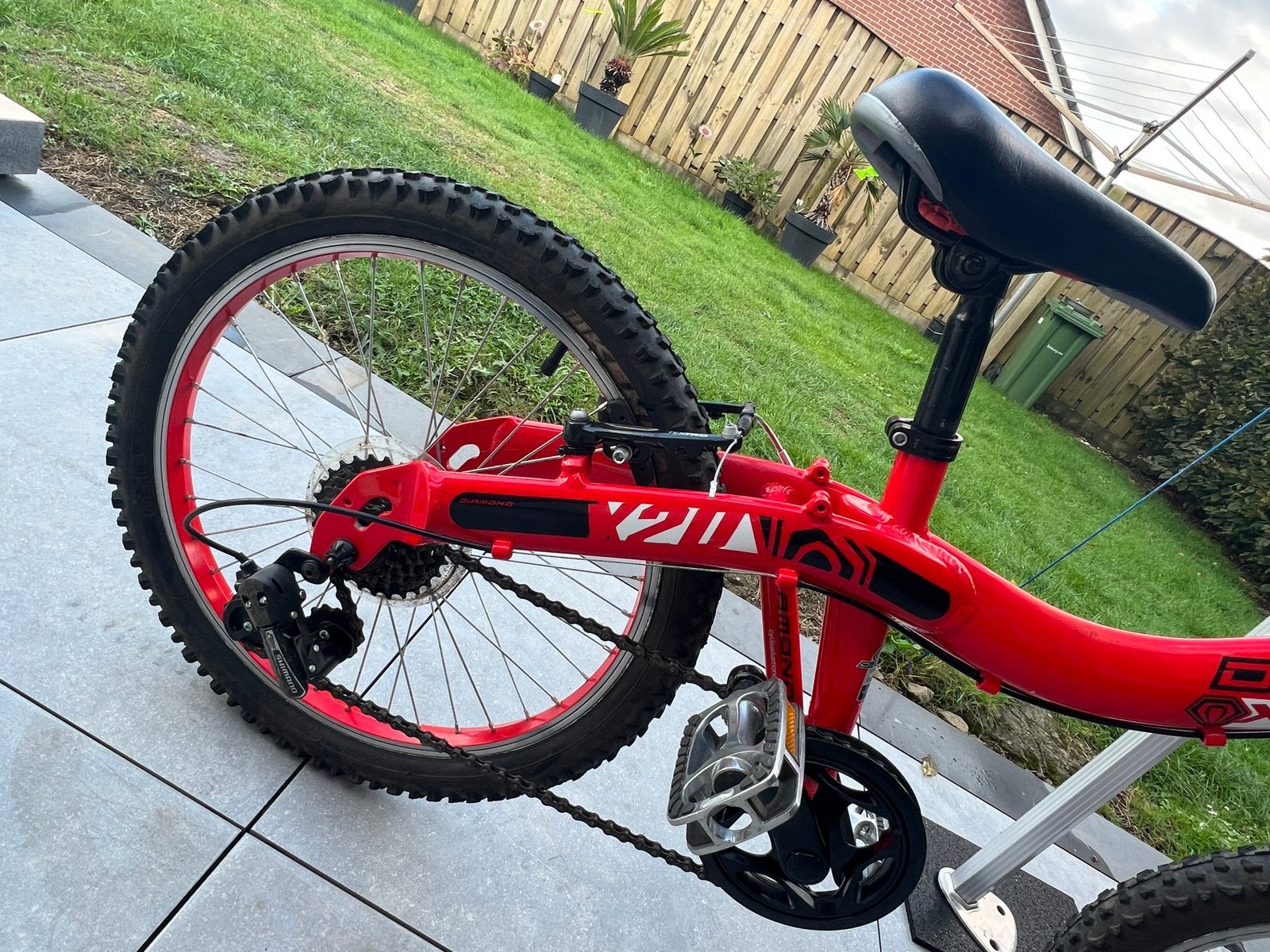 Diamond XC kinderfiets / mountainbike - rood - 20 inch, Ophalen, Velgrem, Versnellingen, Zo goed als nieuw