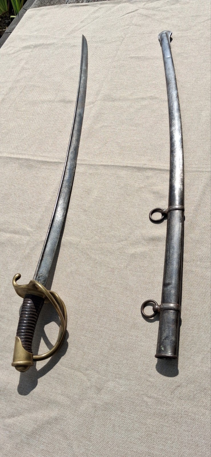 Franse sabel zware cavalerie M1821 Manufacture Royale, Ophalen of Verzenden, Landmacht, Zwaard of Sabel