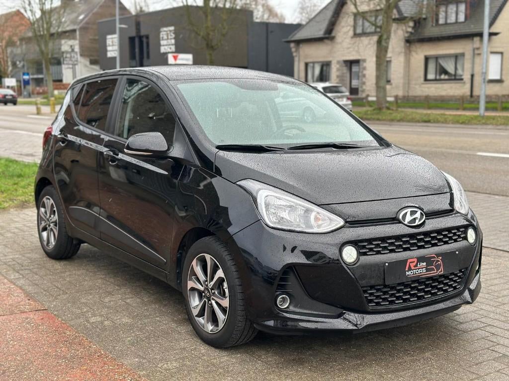 Hyundai I10 - 1.0i - 16.965KM - Apple Carplay - Airco -, 4 deurs, Stof, Euro 6, Zwart
