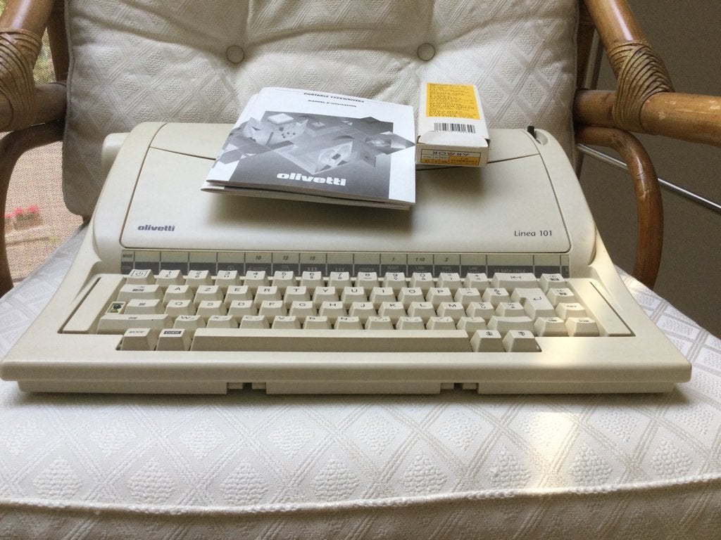 Typemachine linea 101, Ophalen, Gebruikt