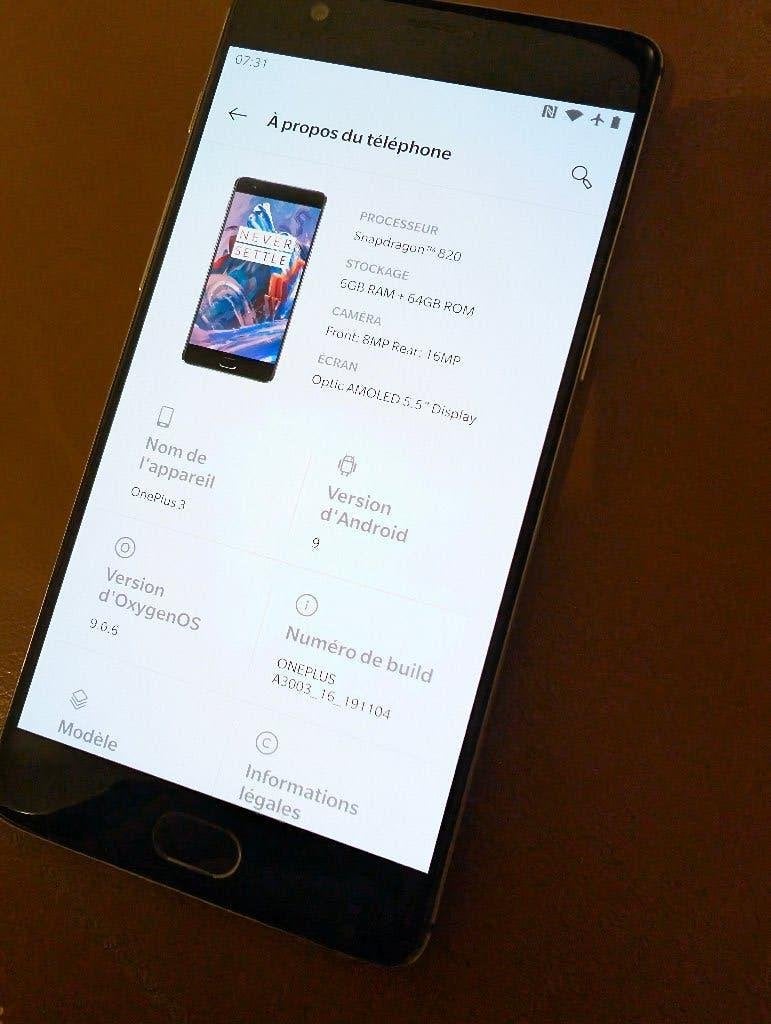 oneplus 3 - 6Gb ram, Télécoms, Enlèvement ou Envoi, Utilisé, Autres types, Autres marques