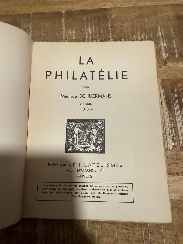 La philatélie par Maurice Schuermans, Enlèvement ou Envoi, Utilisé, Autres sujets/thèmes, Maurice Schuermans