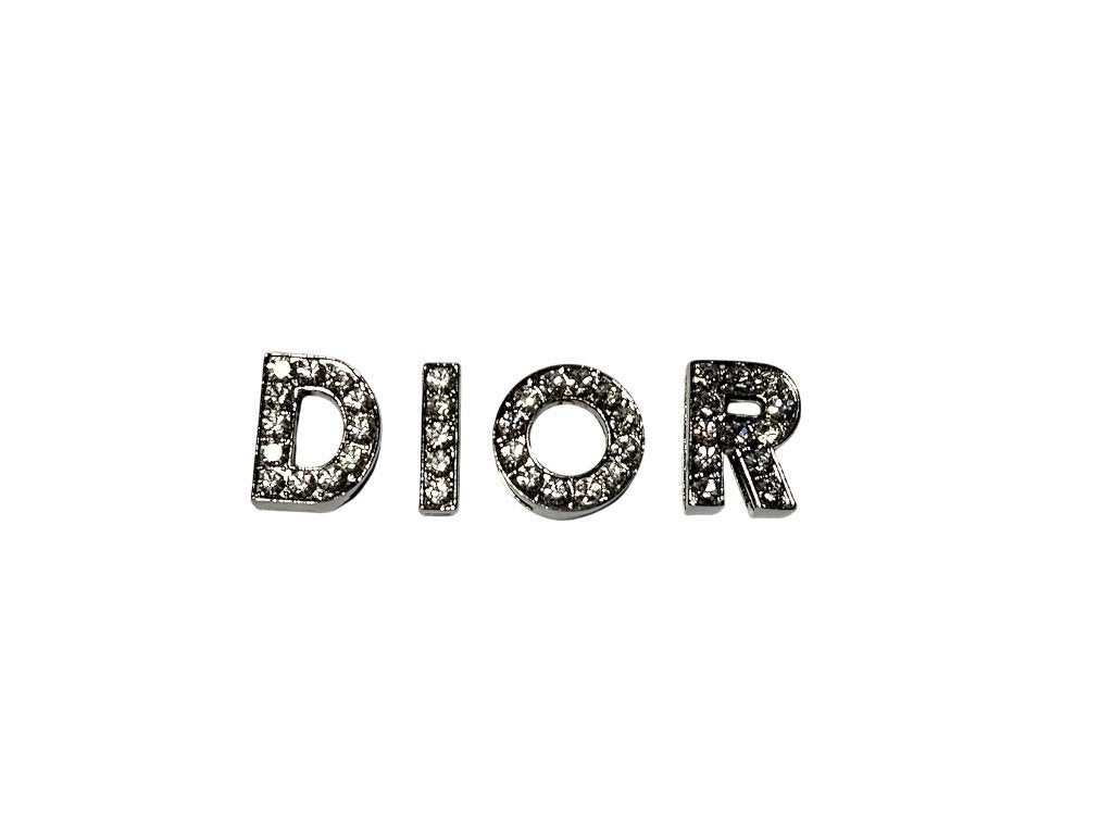 Lettre strass "Dior" à mettre sur un bracelet type cuir, Bijoux, Sacs & Beauté, Bracelets, Enlèvement, Utilisé, Avec strass, Cuir