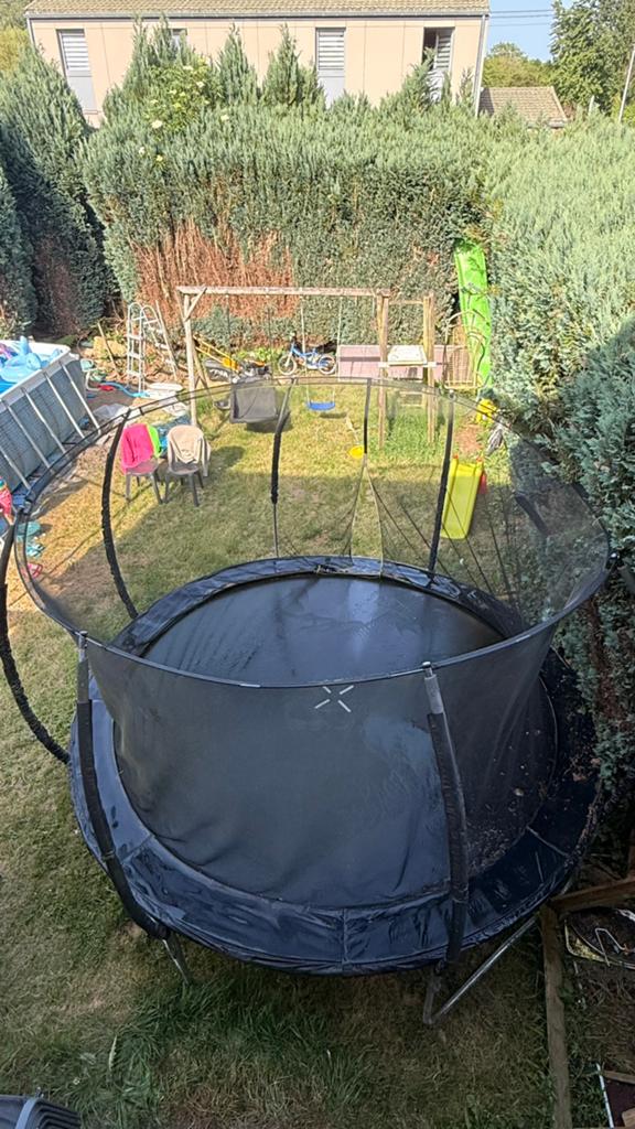 Trampoline 3m40, Enlèvement, Utilisé