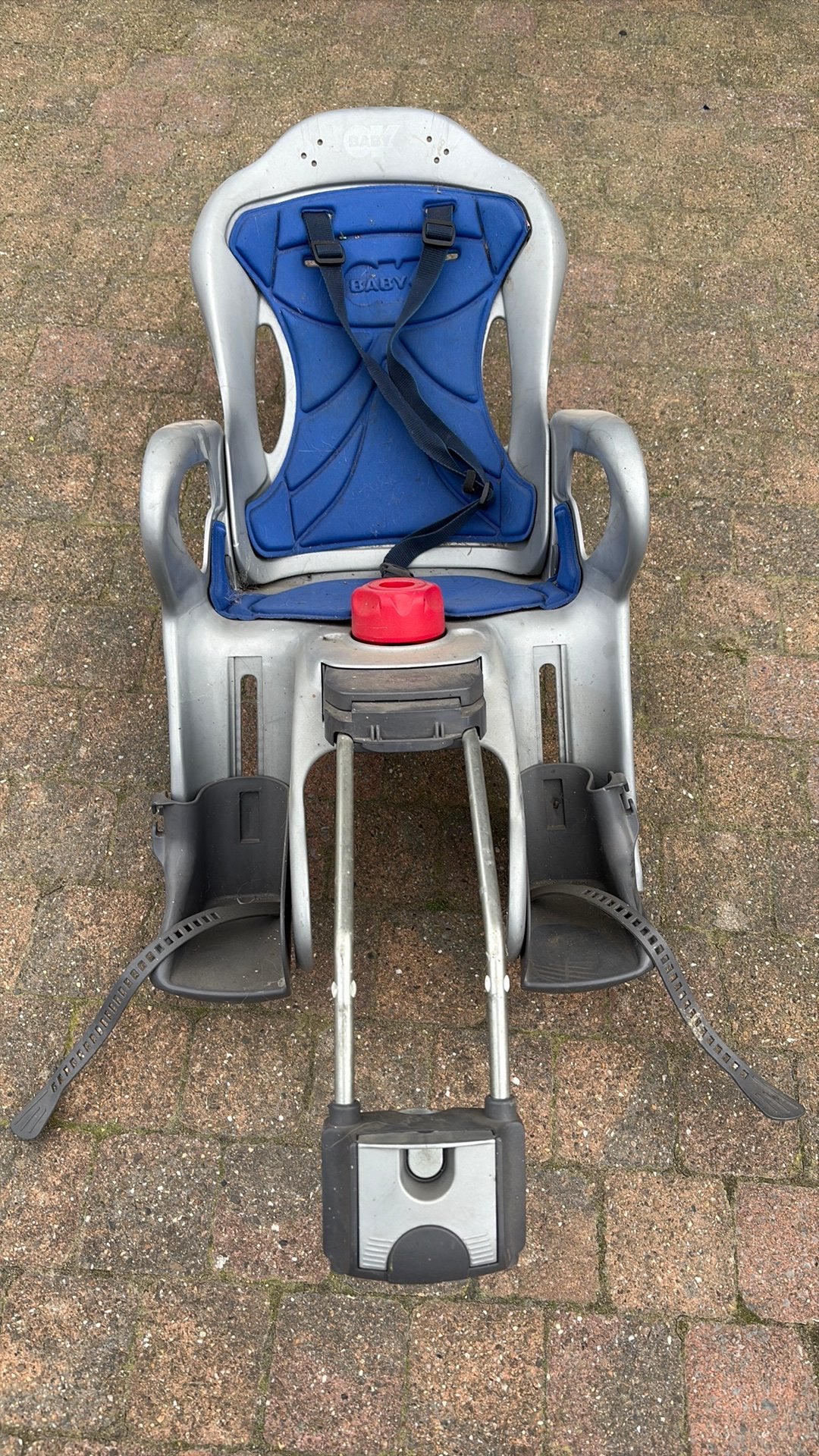 Baby fietsstoeltje, Fietsen en Brommers, Ophalen, Gebruikt, Achterzitje, Voetsteuntjes