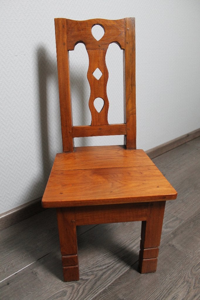 TEMPO DOULOU - CHAISE ENFANT/DECO BOIS NEUVE, Neuf, Brun, Enlèvement, Classique