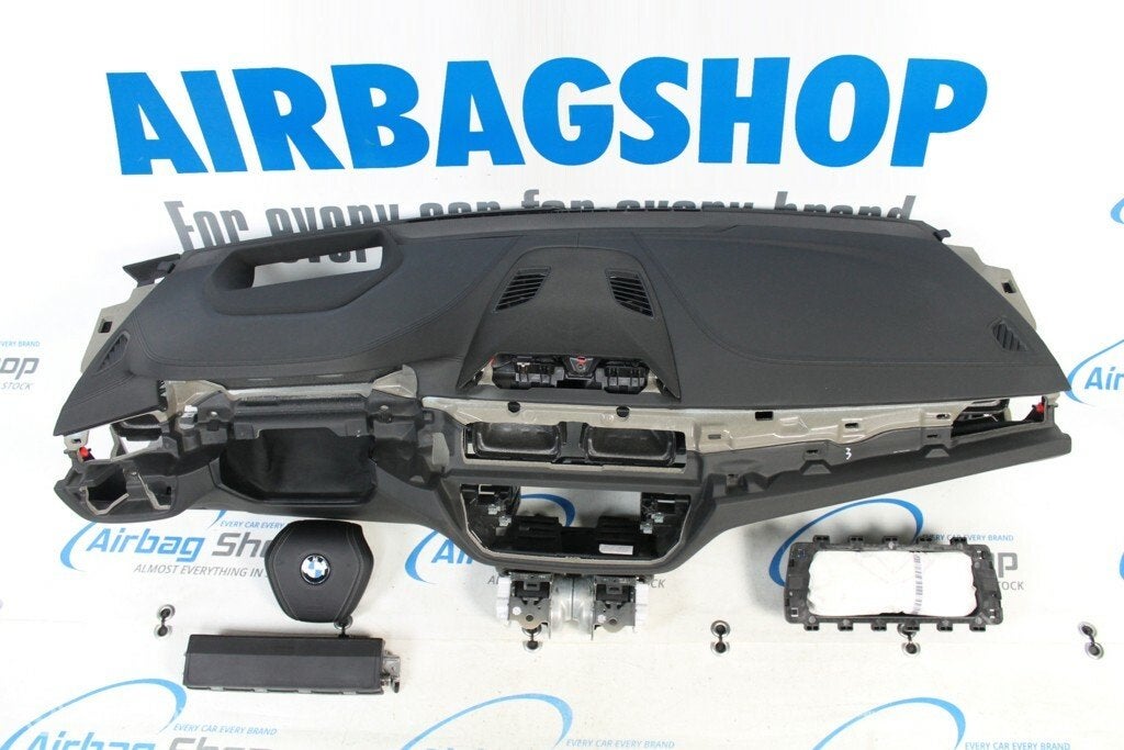 Airbag kit Tableau de bord cuir HUD BMW 5 serie G30, Enlèvement ou Envoi, Utilisé