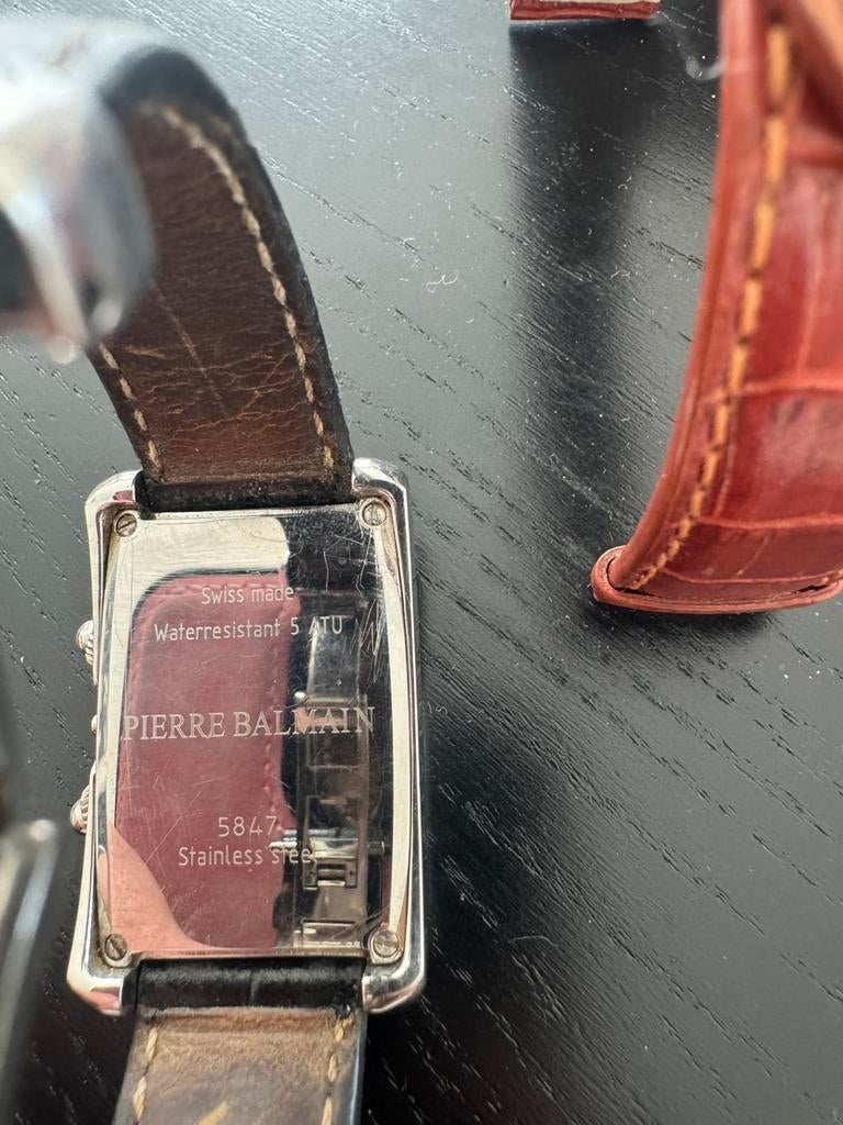 Balmain horloge, Overige merken, Polshorloge, Ophalen of Verzenden, Leer