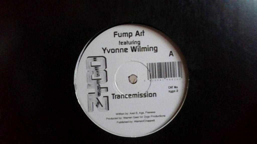FUMP ART FEAT. YVONNE WILMING " TRANCEMISSION ", Cd's en Dvd's, Vinyl | Dance en House, Originele persing, Techno of Trance, Ophalen of Verzenden