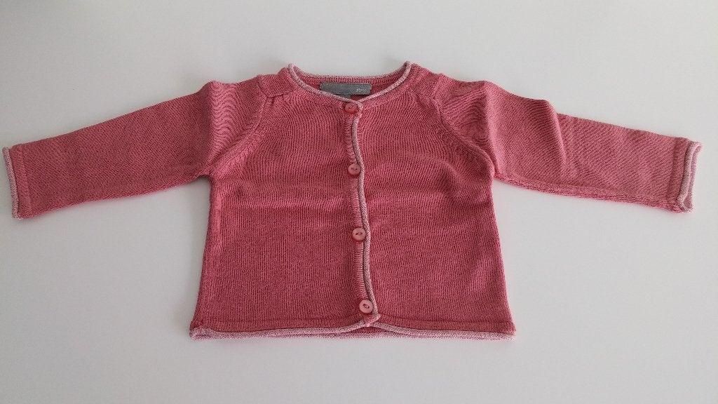 Roze gilet van JBC, maat 56, in perfecte staat!, Kinderen en Baby's, Zara , Ophalen of Verzenden, Zo goed als nieuw, Truitje of Vestje