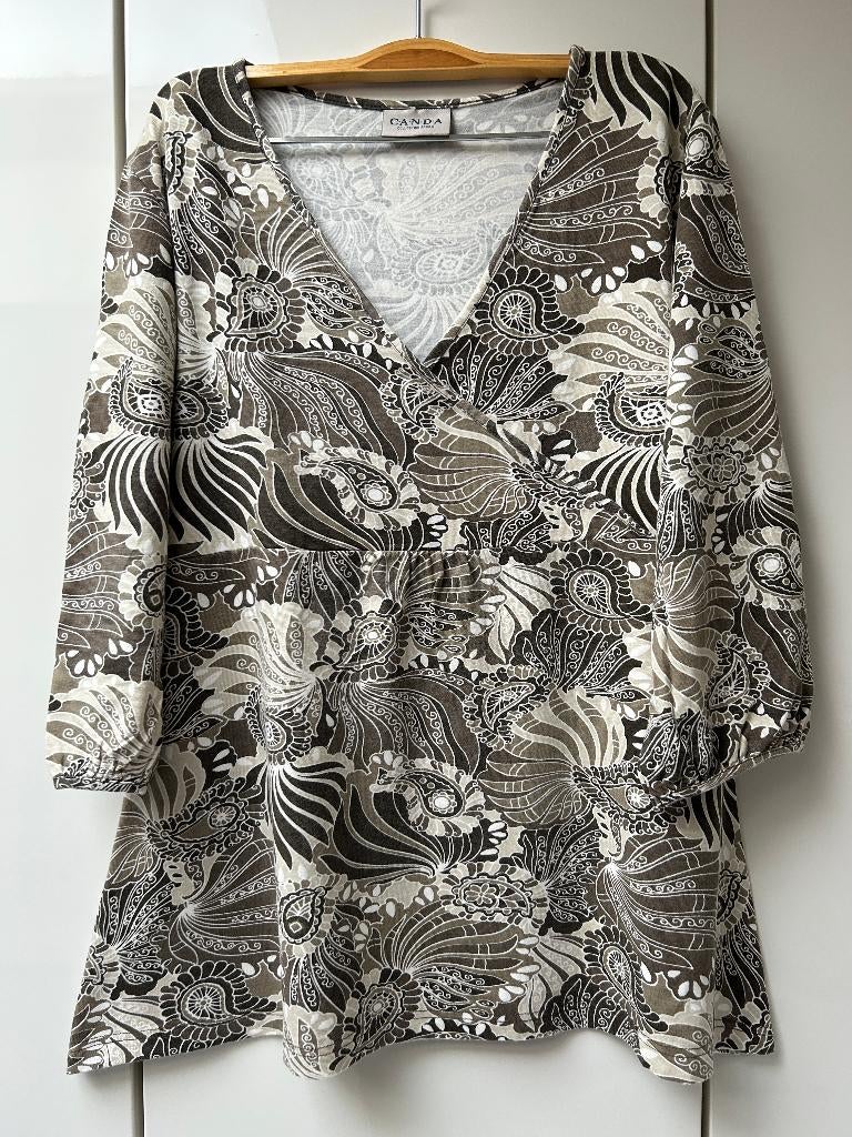 Tee-shirt beige Canda - Taille 44 *, Taille 42/44 (L), Manches courtes, Enlèvement ou Envoi, Beige